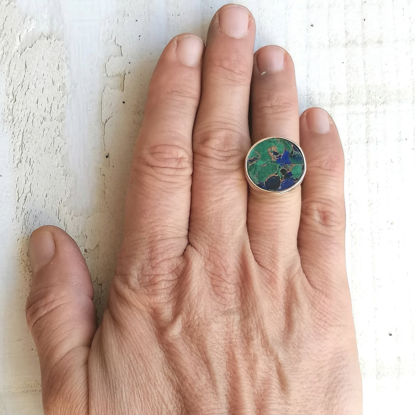 Anello azzurrite