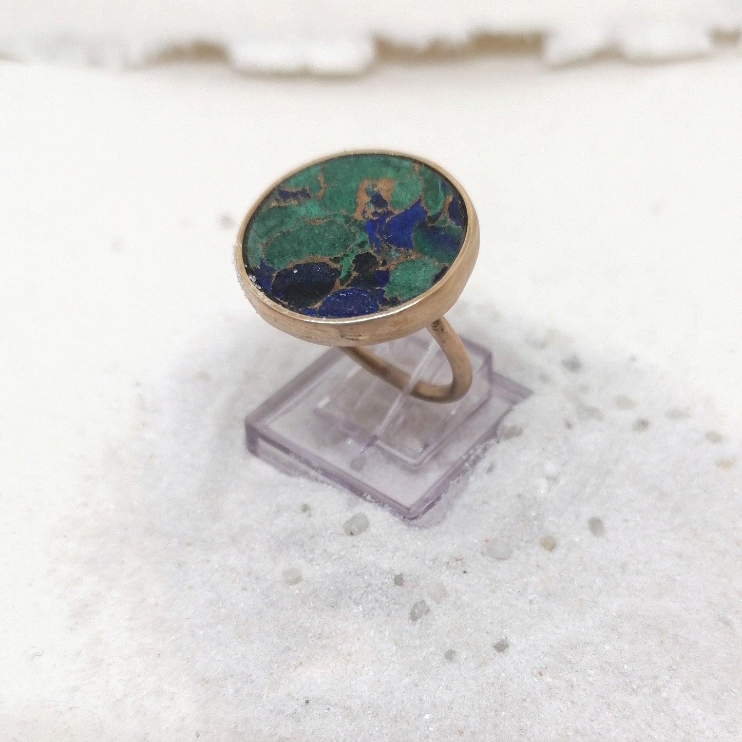 Anello azzurrite