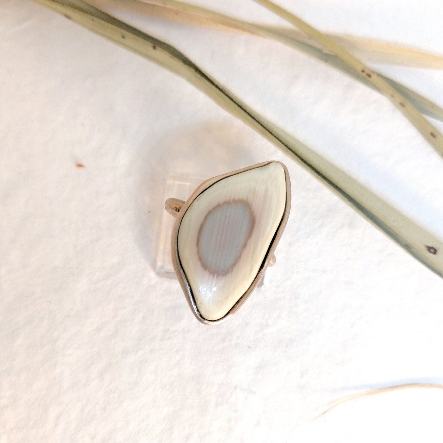 Oceanic jasper ring
