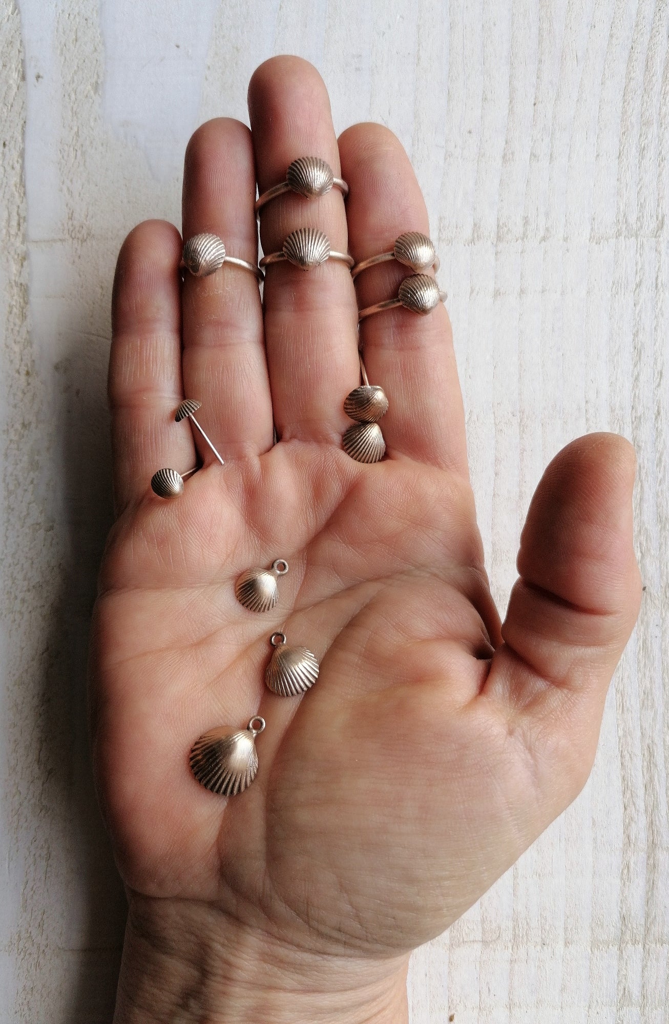 Shell pendants